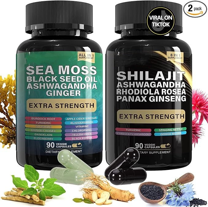 Duo Botanique Pur : Sea Moss et Shilajit