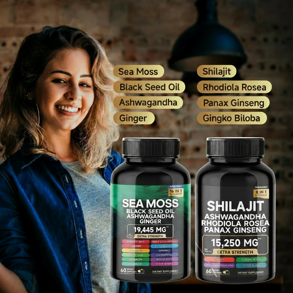 Duo Botanique Pur : Sea Moss et Shilajit